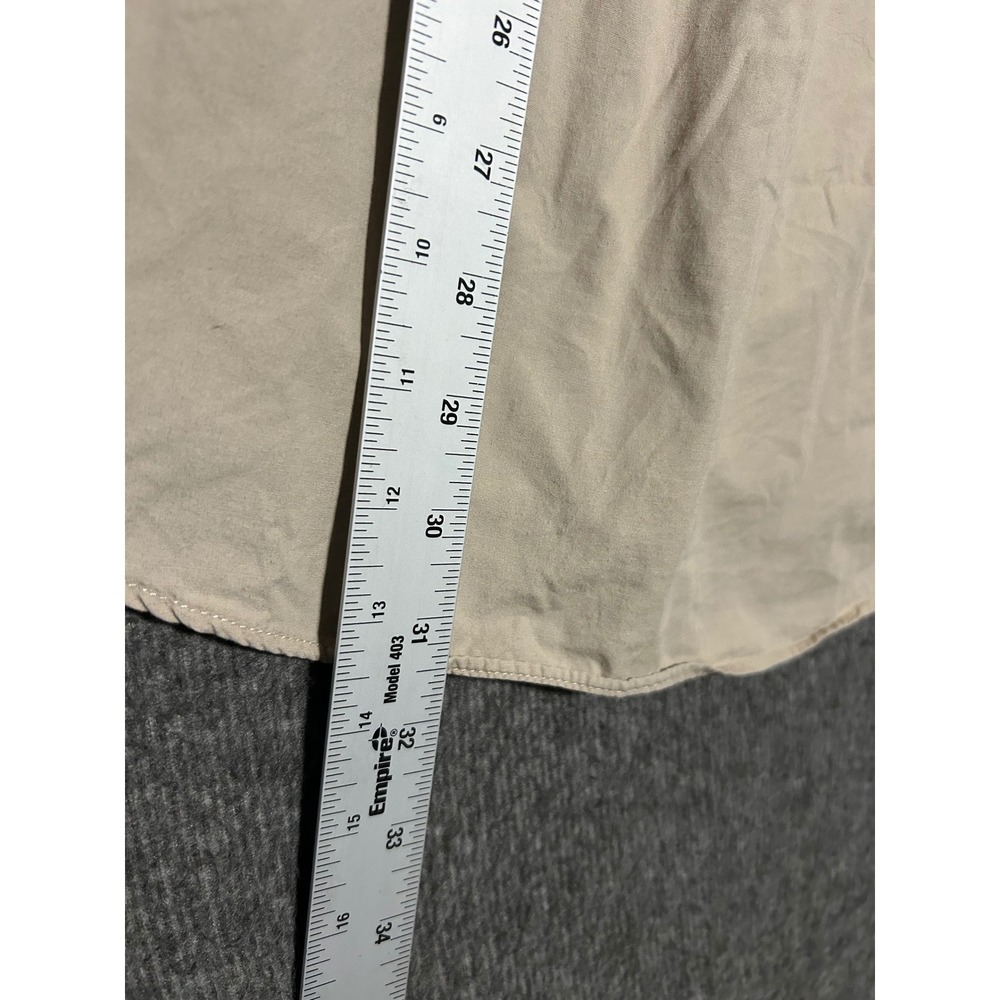 CC filson button up shirt long sleeve safari vintage outdoors Large tan - Picture 7 of 8
